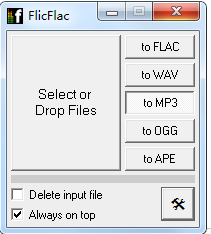 FLAC格式转换器(FlicFlac)