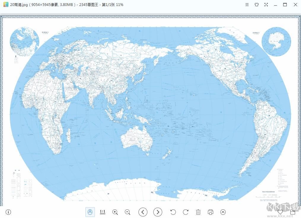 世界地图高清30亿像素