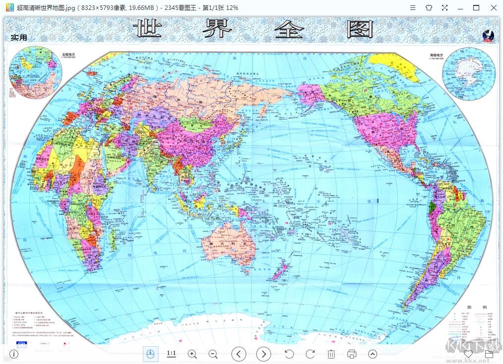 世界地图高清30亿像素