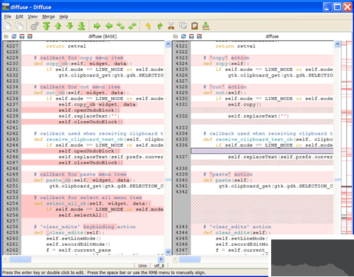 Diffuse代码比较工具