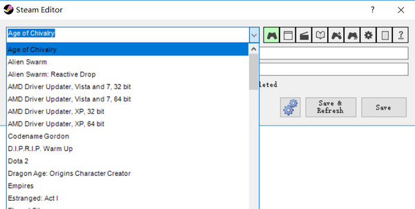 Steam游戏库游戏名称修改工具