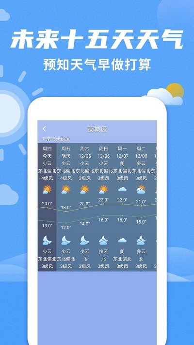 桌面天气APP