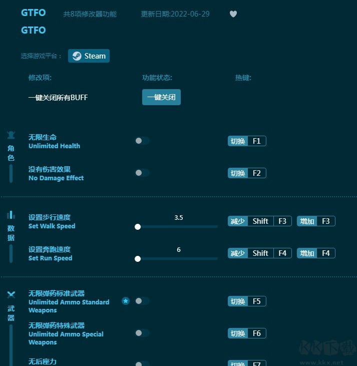 GTFO修改器2022最新下载