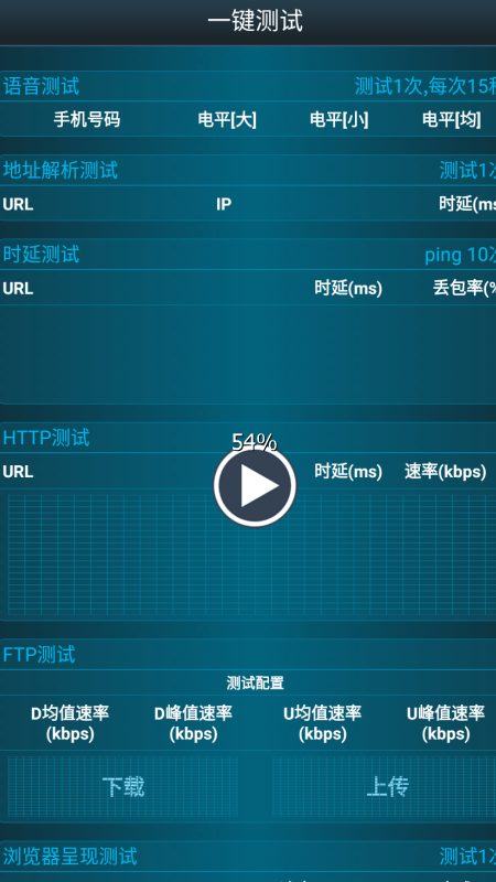 客户感知体验测试系统