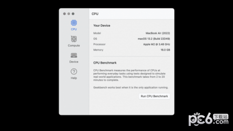 Geekbench Mac版