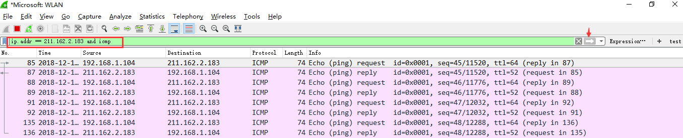 网络抓包工具wireshark