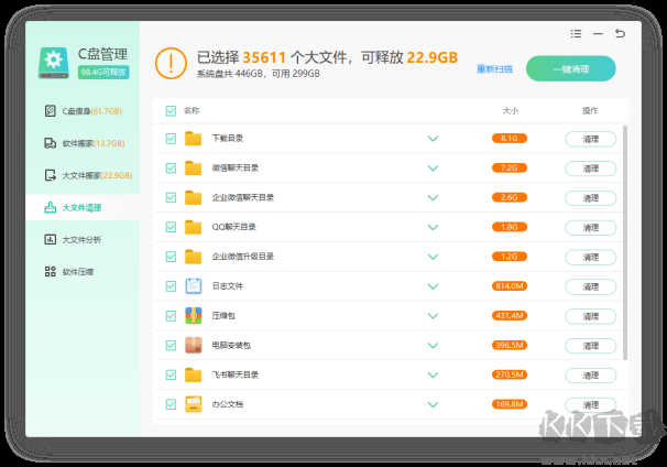 WindowsC盘清理大师