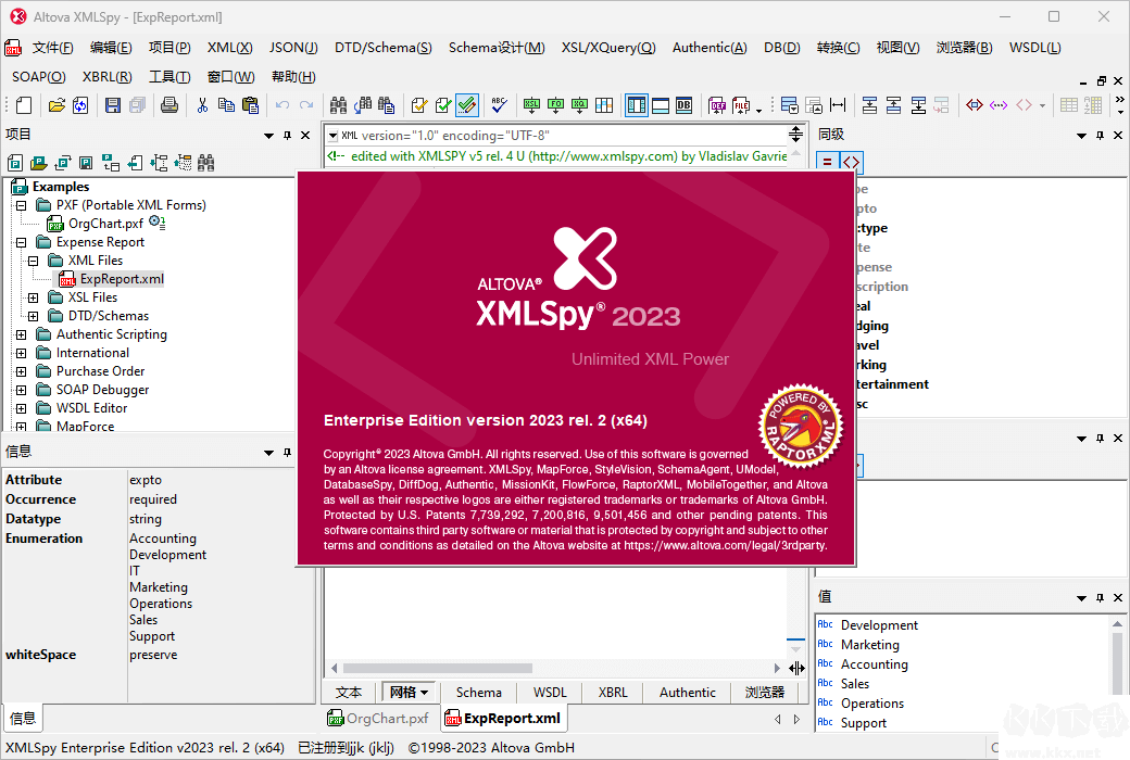 AltoVa XMLSpy中文版