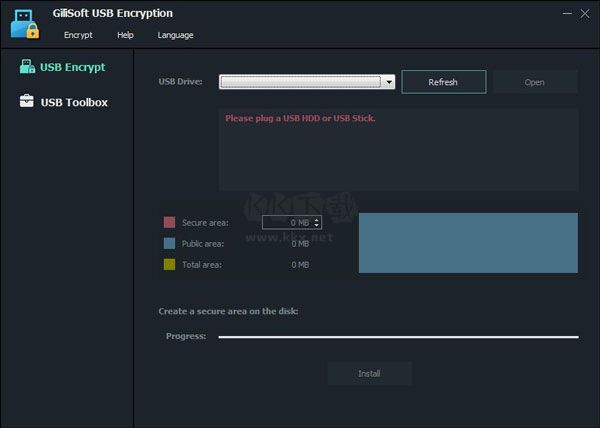 gilisoft usb encryption破解版