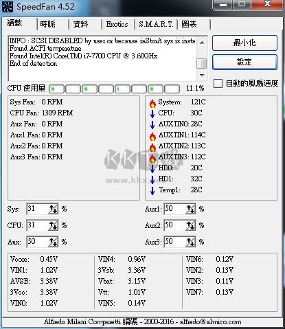 SpeedFan风扇调速工具