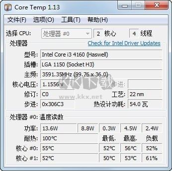 CoreTemp最新版2024