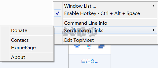 Window TopMost Control窗口置顶工具