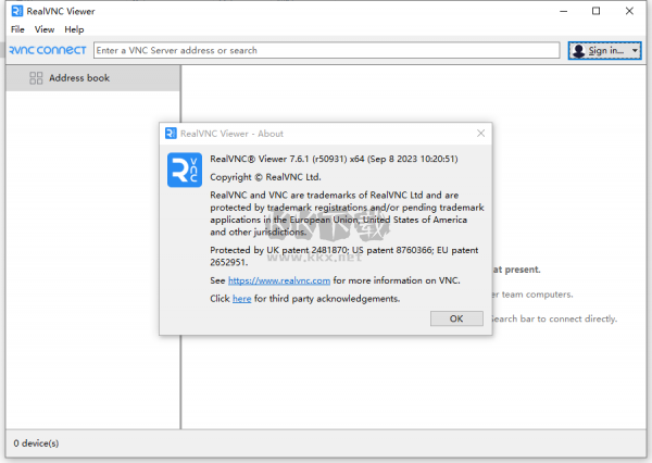 RealVNC Viewer