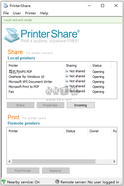 printershare(打印机共享软件)