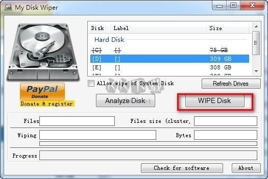 My Disk Wiper(硬盘格式化工具)