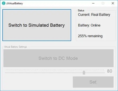 Battery Mode(Windows电池管理工具)