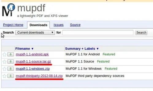 MuPDF(PDF阅读器)