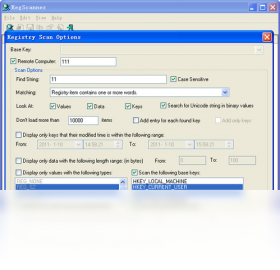 RegScanner(注册表检索工具)