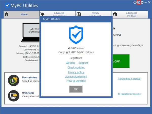 MyPC Utilities(系统优化清理工具)