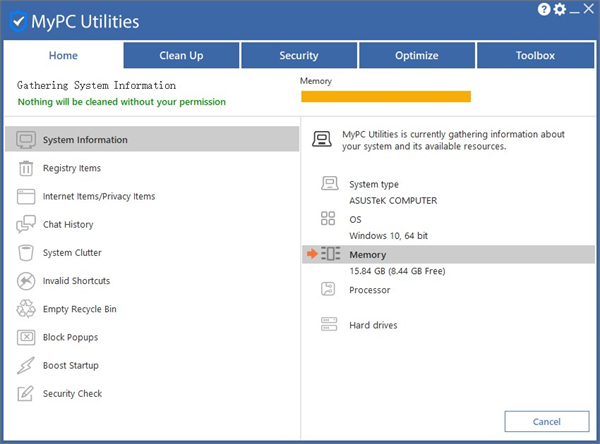 MyPC Utilities(系统优化清理工具)