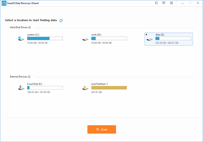 EASEUS Data Recovery Wizard最新版