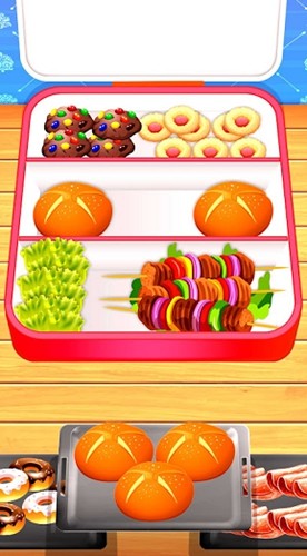 装满饭盒(Tiffin Organizer Game)