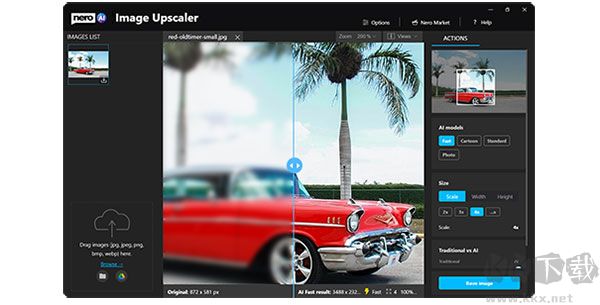 Nero AI Image Upscaler(AI图像品质提升工具)