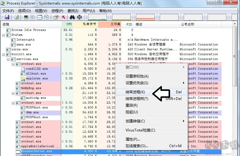 Process Explorer(电脑进程管理器)