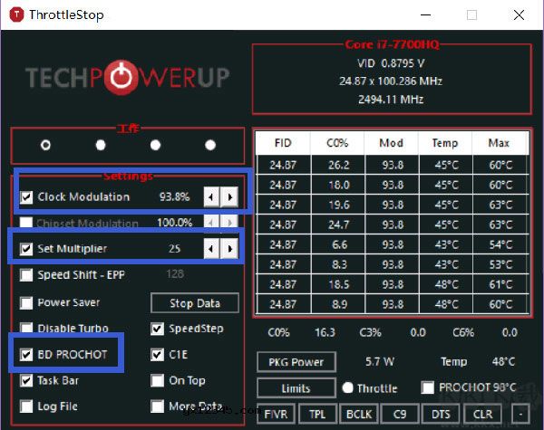 ThrottleStop(cpu检测工具)