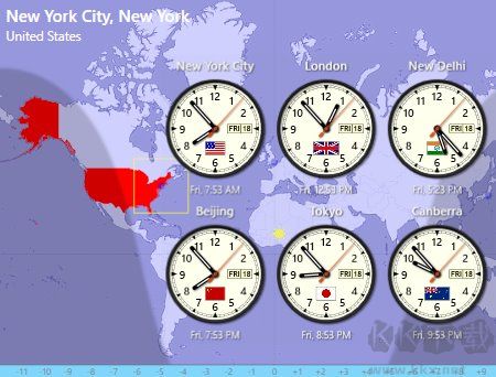 Sharp World Clock(桌面世界时钟)