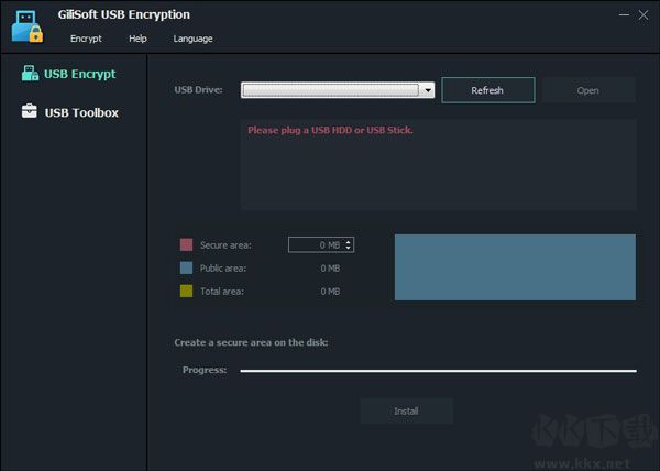 gilisoft usb encryption(u盘加密软件)