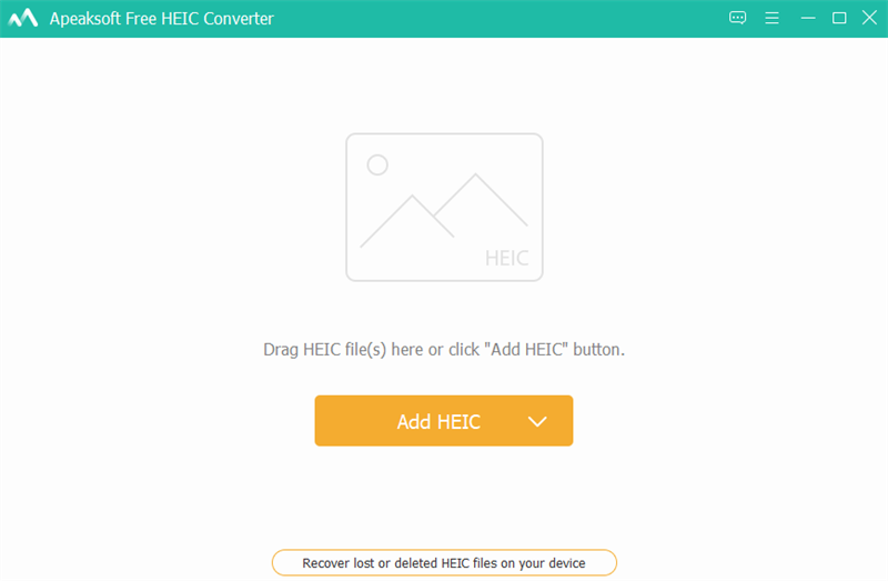 Apeaksoft Free HEIC Converter(HEIC图片转换工具)