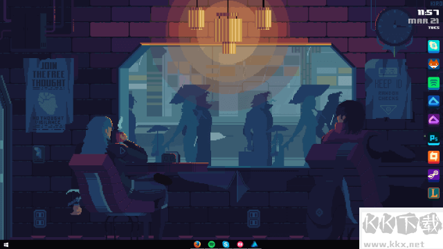 Rainmeter(雨滴桌面)