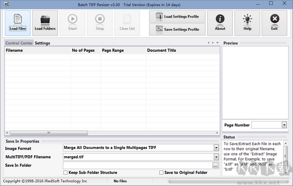 Batch TIFF PDF Resizer(PDF文件处理软件)