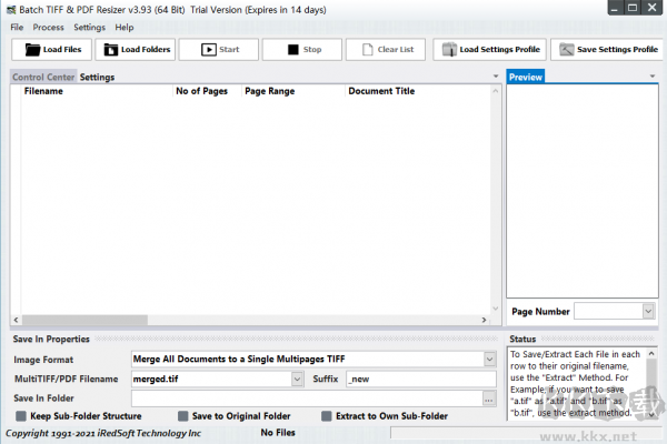 Batch TIFF PDF Resizer(PDF文件处理软件)