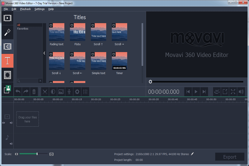 Movavi 360 Video Editor(视频编辑软件)