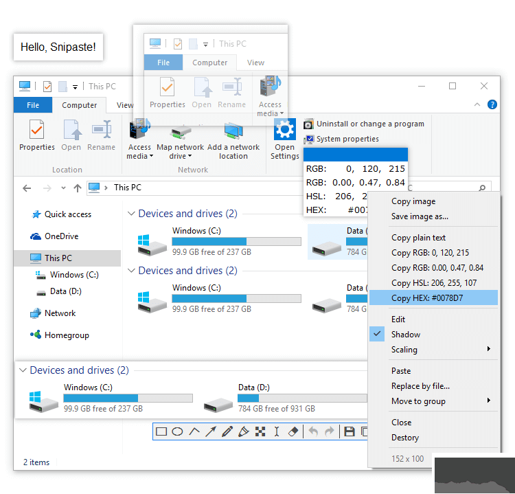 Snipaste(截图贴图工具)