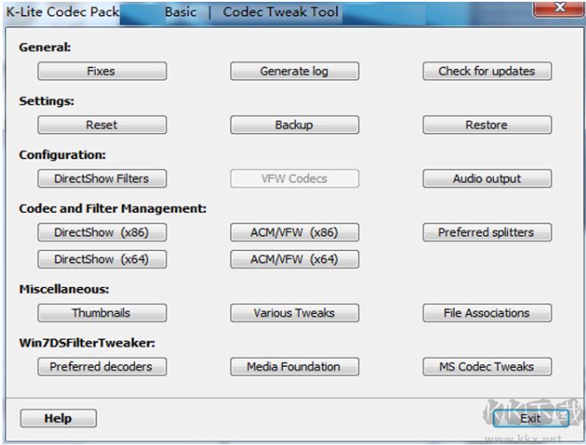 K-Lite Codec Pack Basi官网版