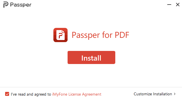 Passper for PDF(PDF文档密码恢复工具)