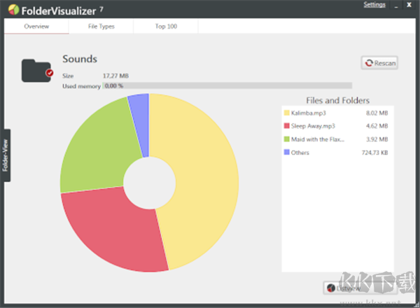 FolderVisualizer(硬盘空间分析工具)