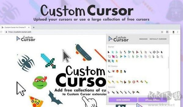 Custom Cursor for Chrome(鼠标光标美化)