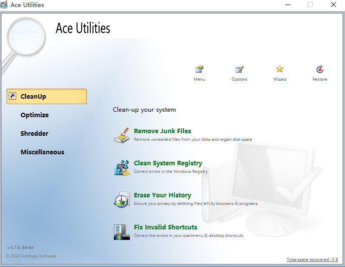 Ace Utilities(系统垃圾清理工具)