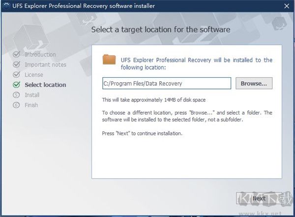 UFS Explorer Professional Recovery破解版安装步骤3