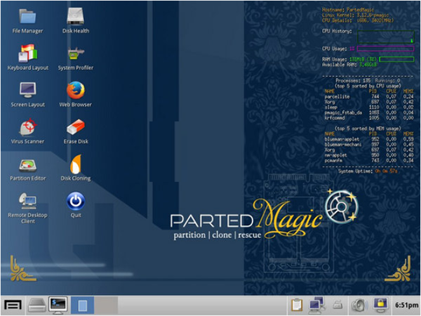 Parted Magic(磁盘工具箱)