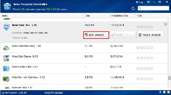 Wise Program Uninstaller(程序卸载工具)