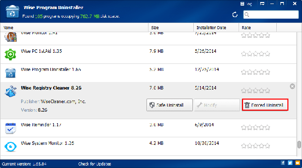 Wise Program Uninstaller(程序卸载工具)