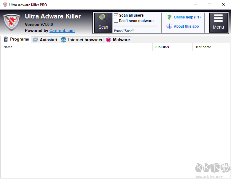 Ultra Adware Killer(Windows 广告软件清除器)