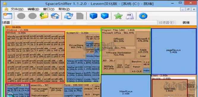 SpaceSniffer(硬盘空间分析工具)