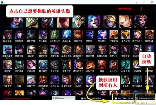 LOLSkinPro(英雄联盟游戏换肤辅助工具)