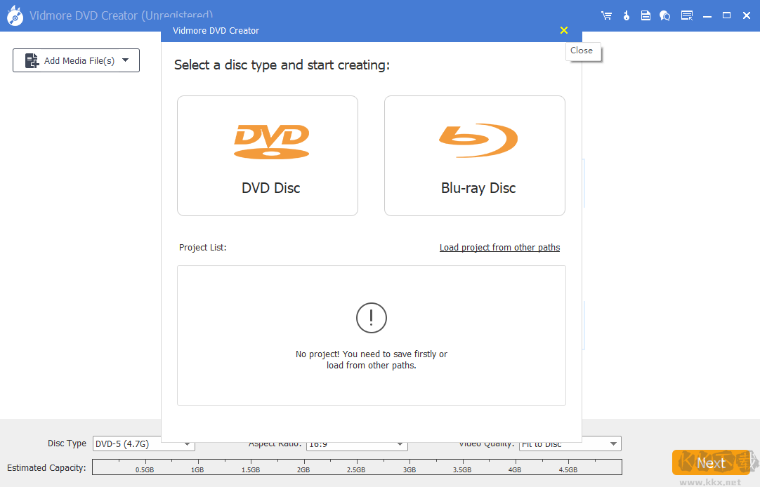 Vidmore DVD Creator(DVD刻录工具)